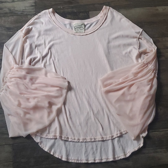 Free People Still Got it Tee in Blush Pink - Picture 9 of 13